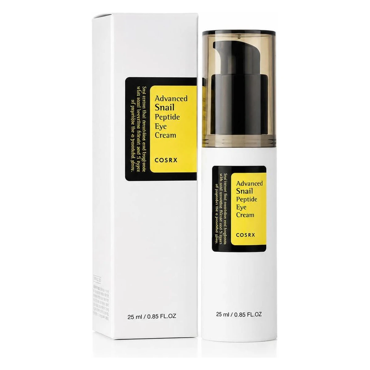 COSRX Advanced Snail Peptide Eye Cream 25ml – Soin Contour des Yeux Hydratant et Lissant