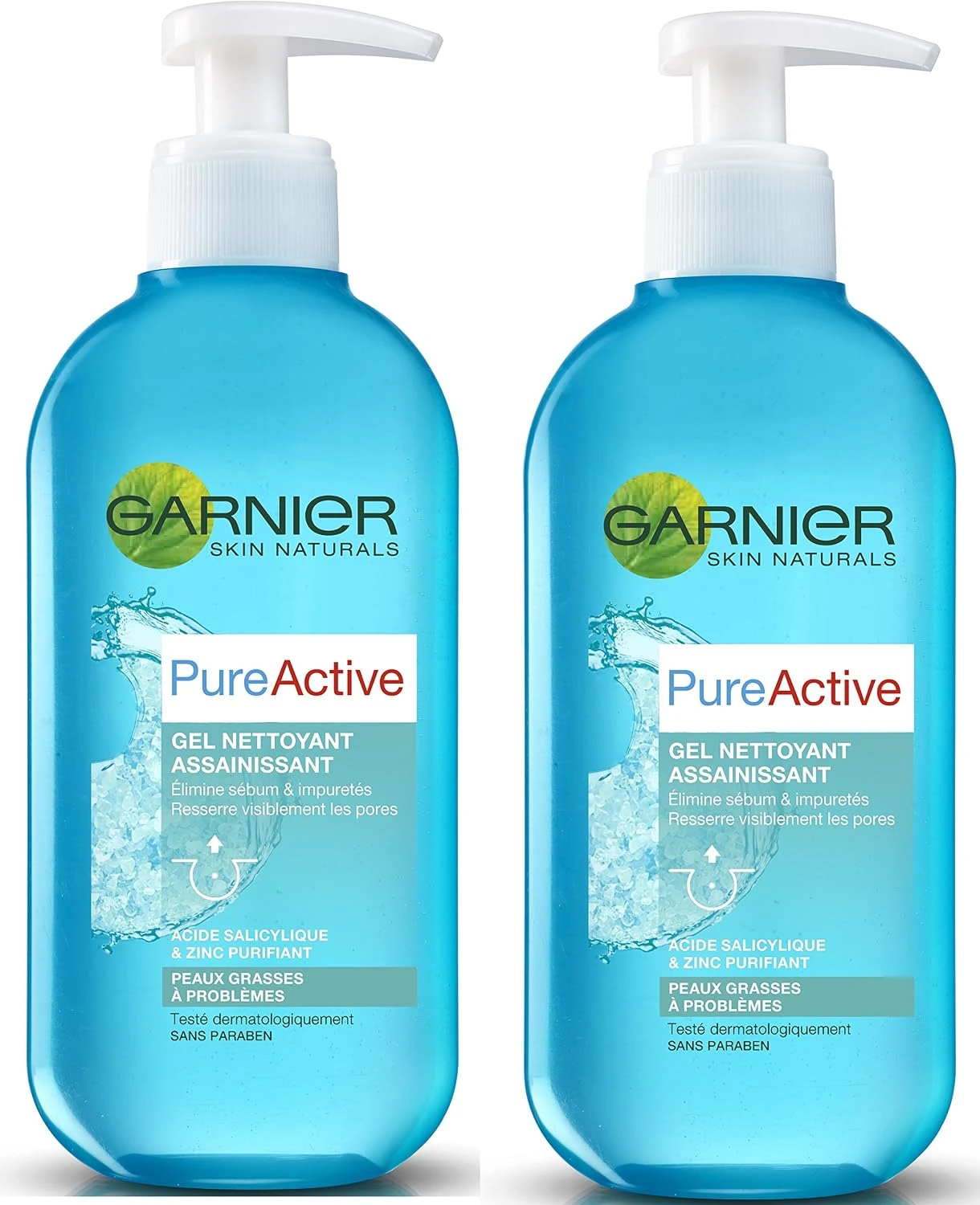 Garnier PureActive Gel Nettoyant Purifiant Anti-Imperfections