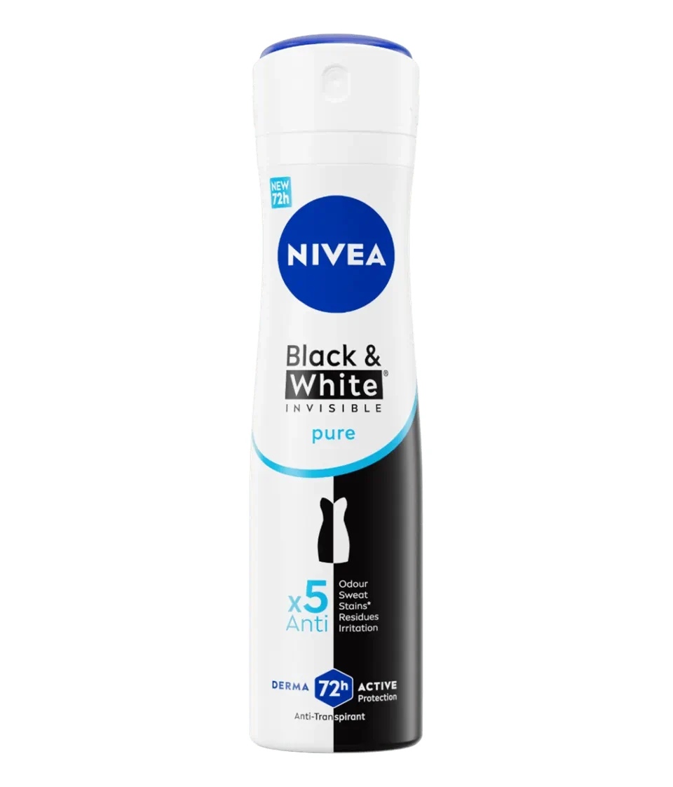 Nivea Déodorant Spray Black & White Invisible