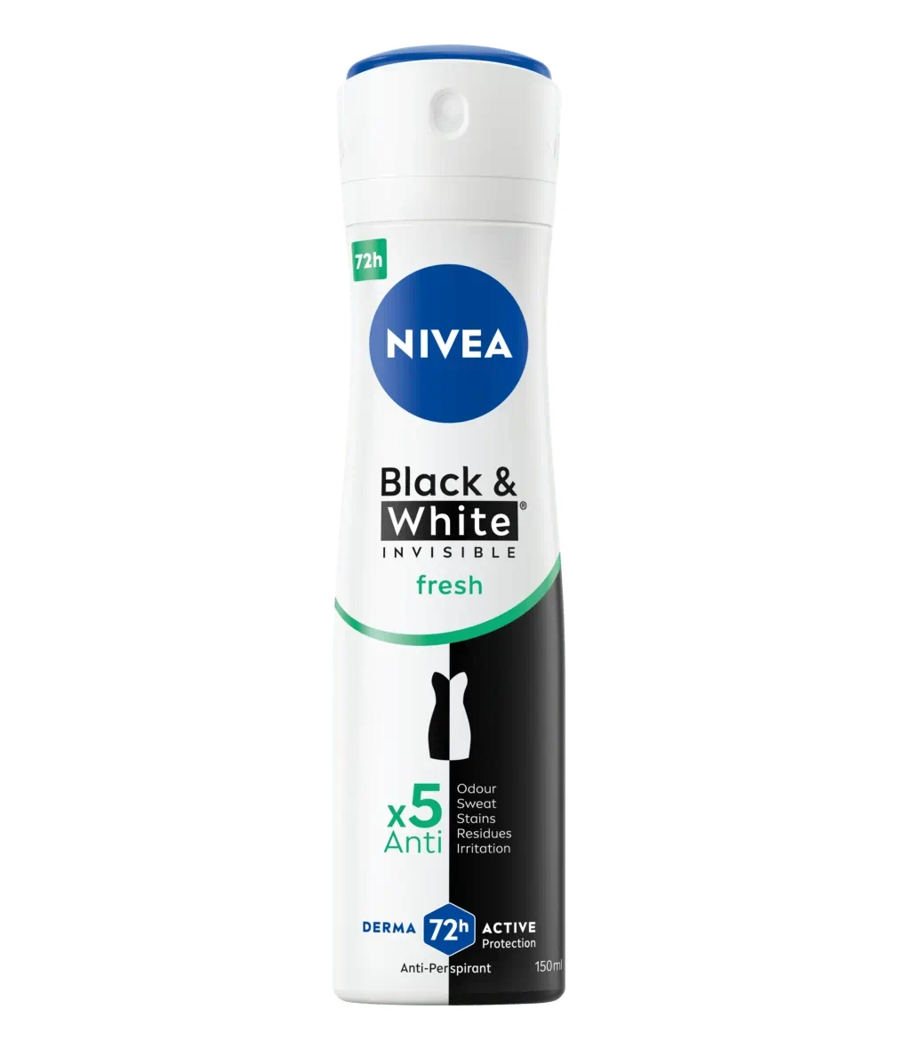Nivea Déodorant Spray Black & White Invisible Femme