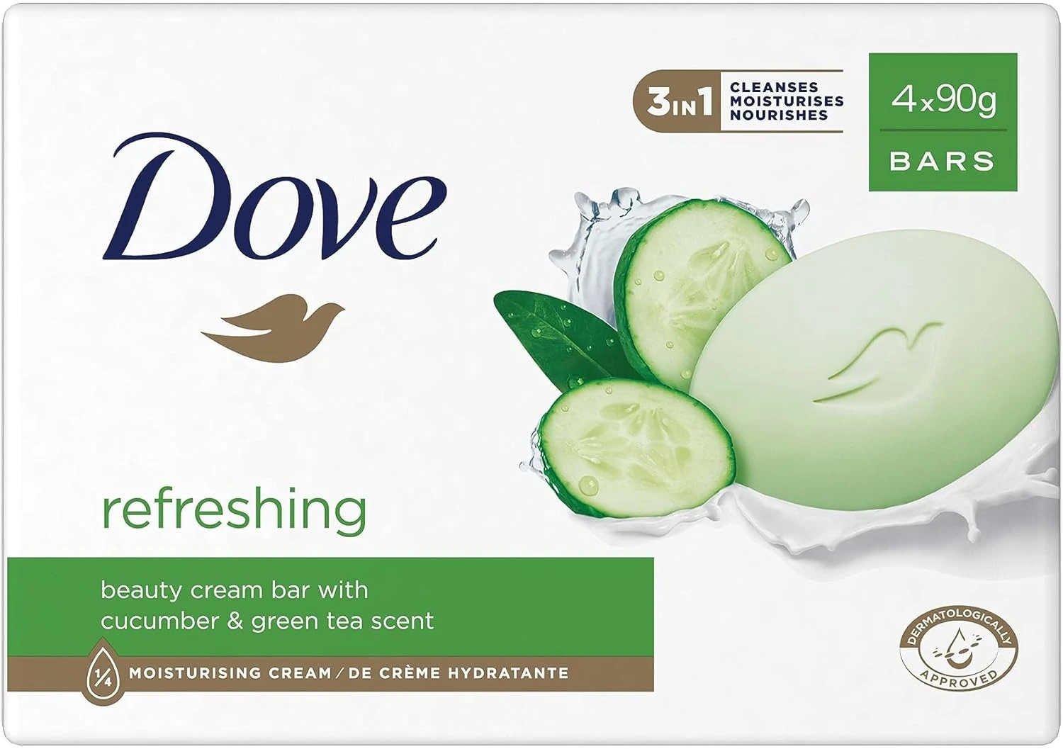 Dove Lot de 4 Savons de Beauté
