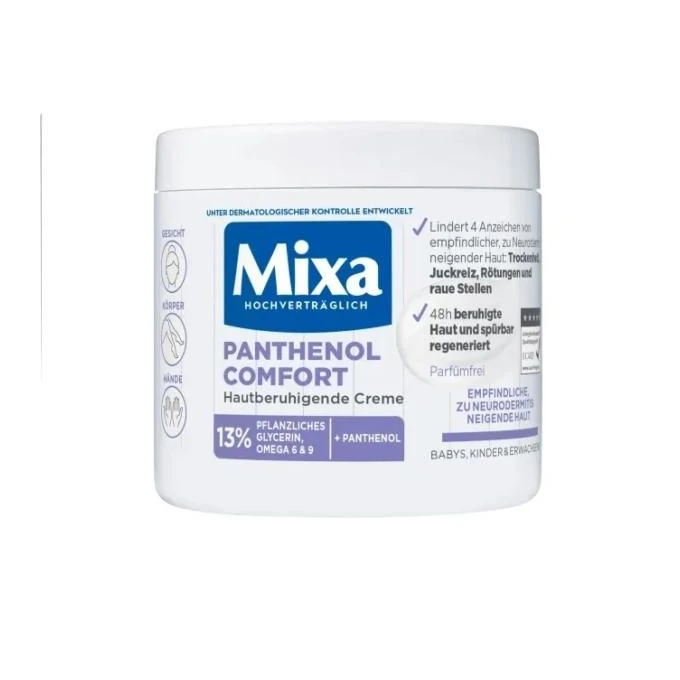 Mixa Crème Panthénol Confort Visage Corps Mains